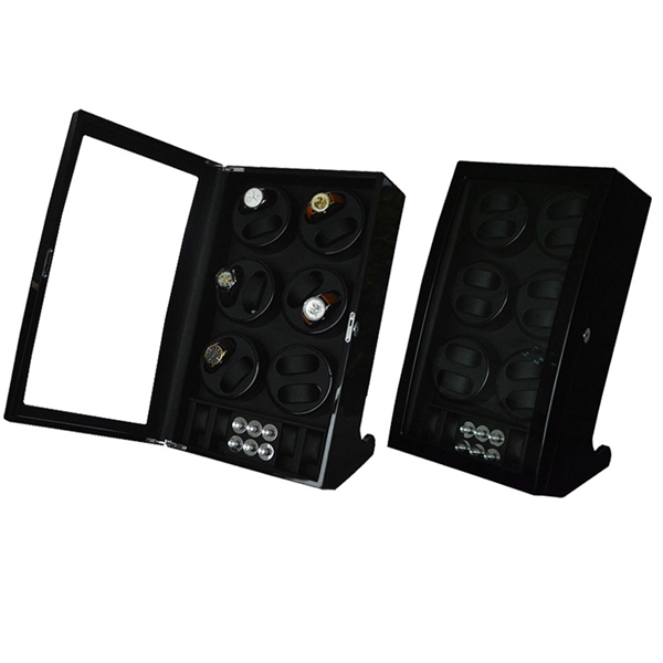 6 motors Wooden watch winder